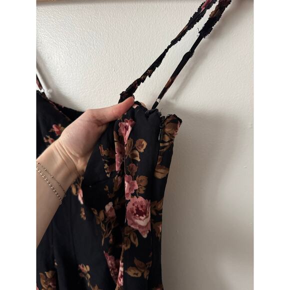 Reformation 6 Katara Floral Black Dress - Picture 8 of 12